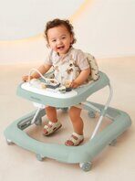 Ходунки детские с электронной игровой панелью Amarobaby, Happy Steps, зелёный