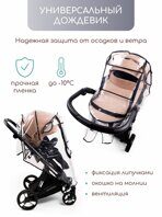 Дождевик для коляски универсальный AMAROBABY RAIN STOP